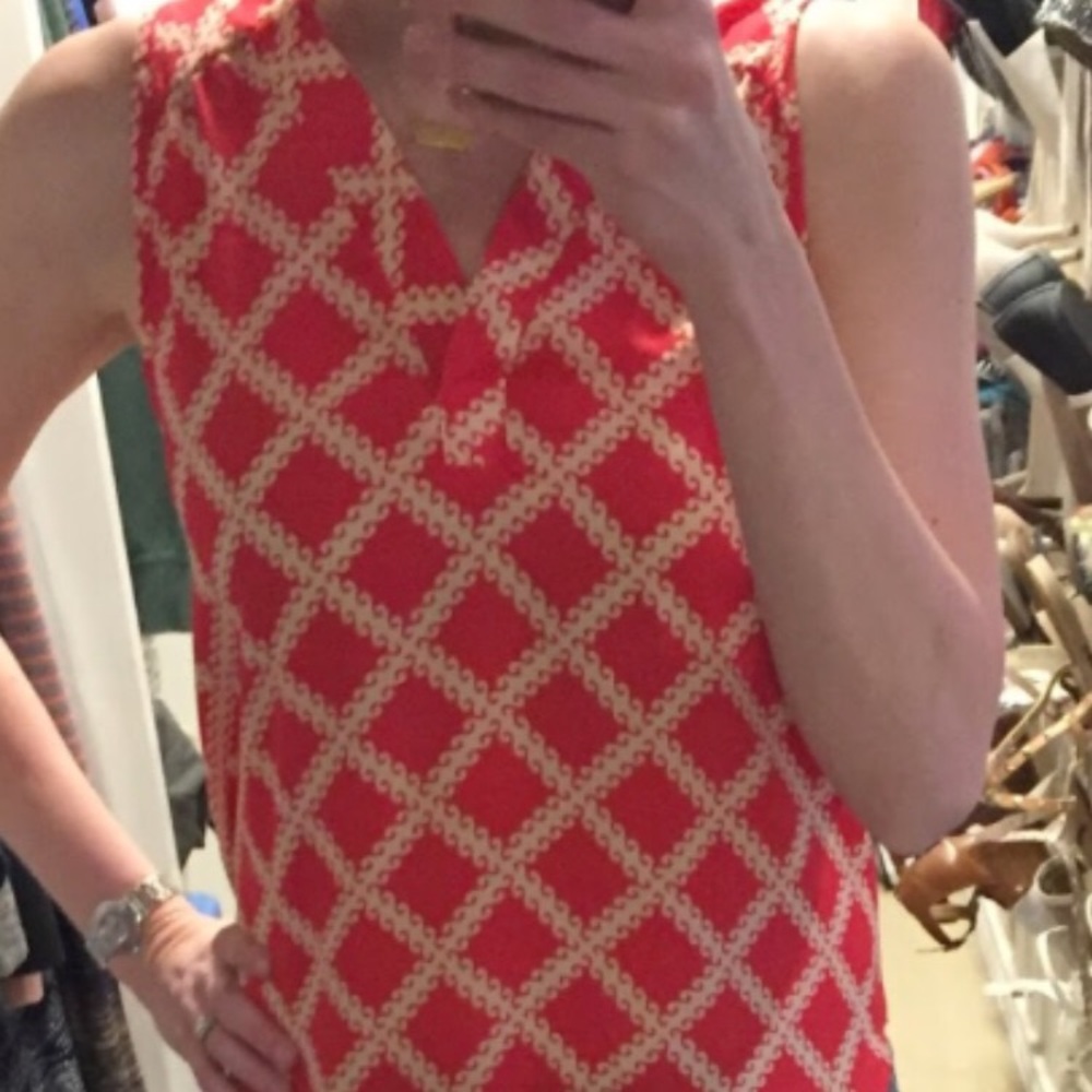 Career tank coral/ orange
